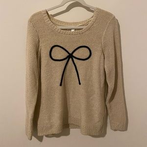 Sweater with gold tinsel, Size L